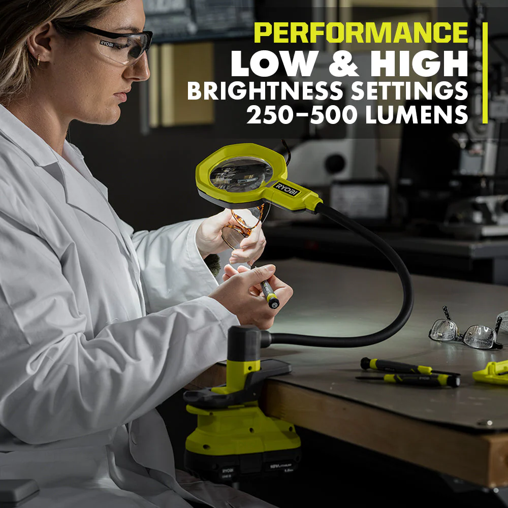 18V ONE+ Magnifying Clamp Light - Image 3