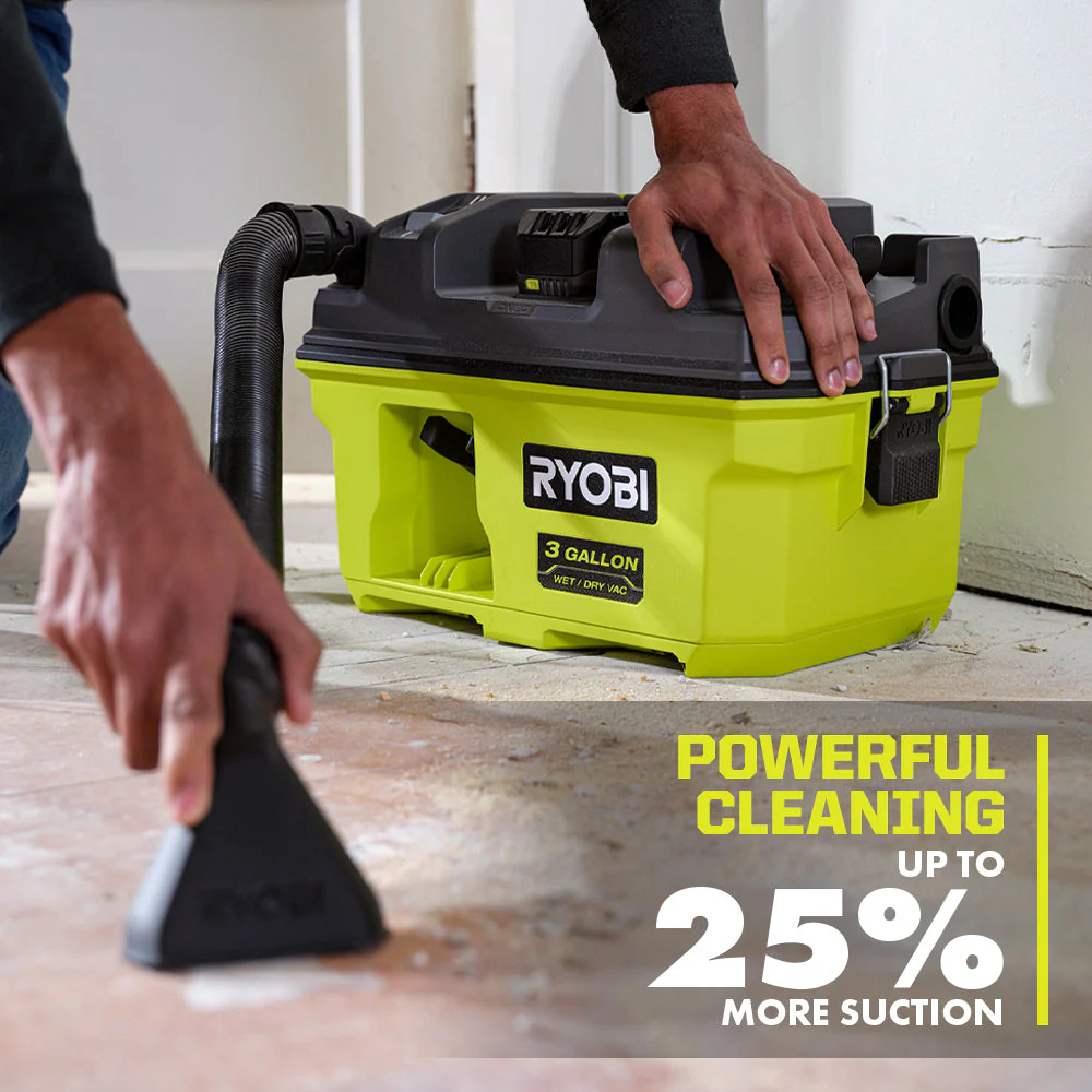 18V ONE+ LINK 3 Gallon Wet/Dry Vacuum - Image 4