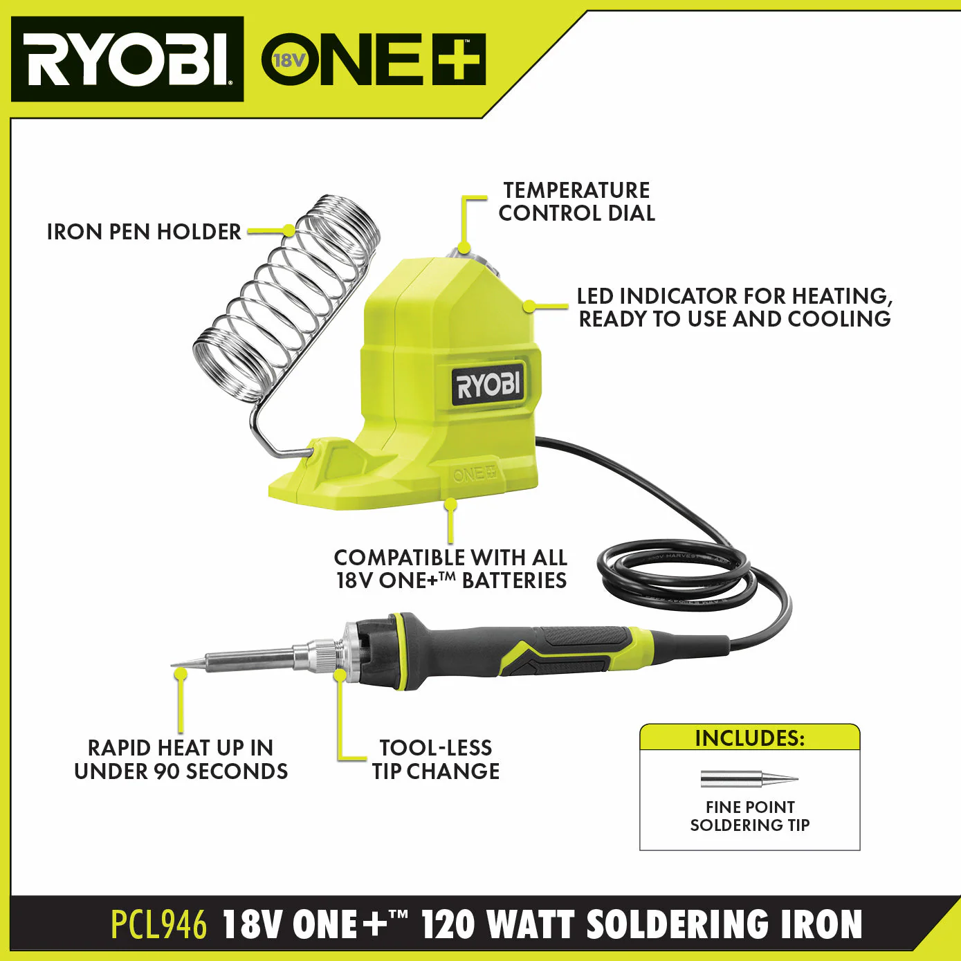 18V ONE+ Soldering Iron - Image 5
