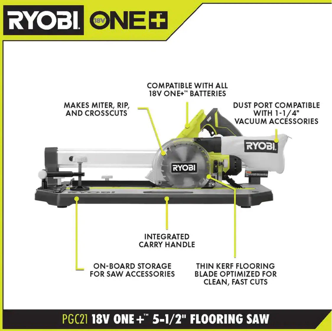 18V ONE+ 5-1/2" Flooring Saw - Image 7