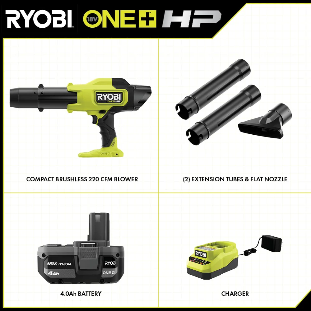 18V ONE+ HP Compact Brushless Blower Kit - Image 2