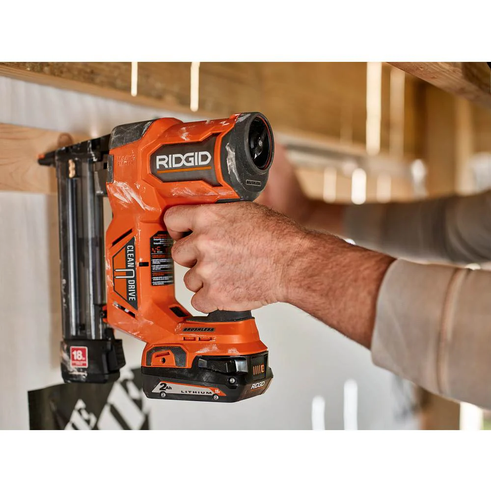 18V Brushless 18GA Narrow Crown Stapler Kit - Image 3
