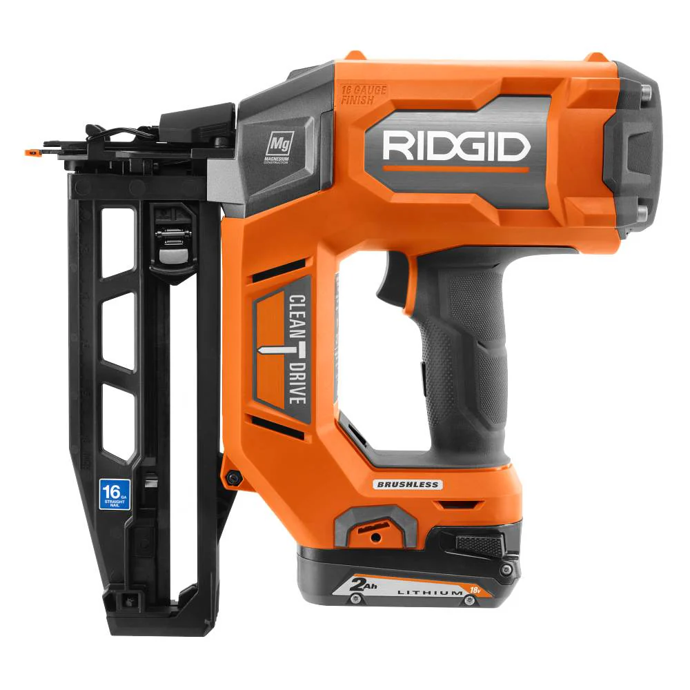 18V Brushless 16 Gauge 2-1/2" Straight Finish Nailer Kit