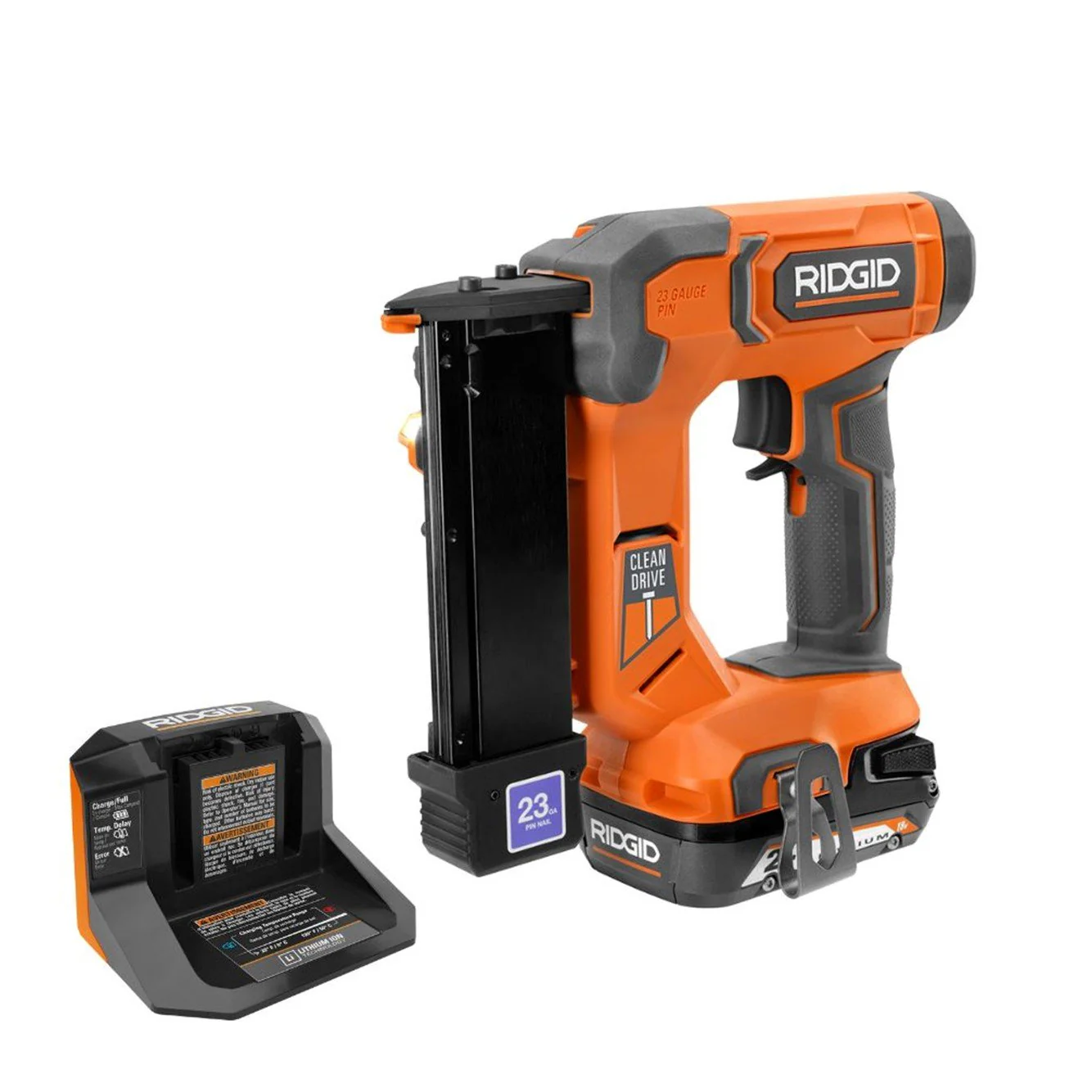 18V 23GA Headless Pin Nailer Kit