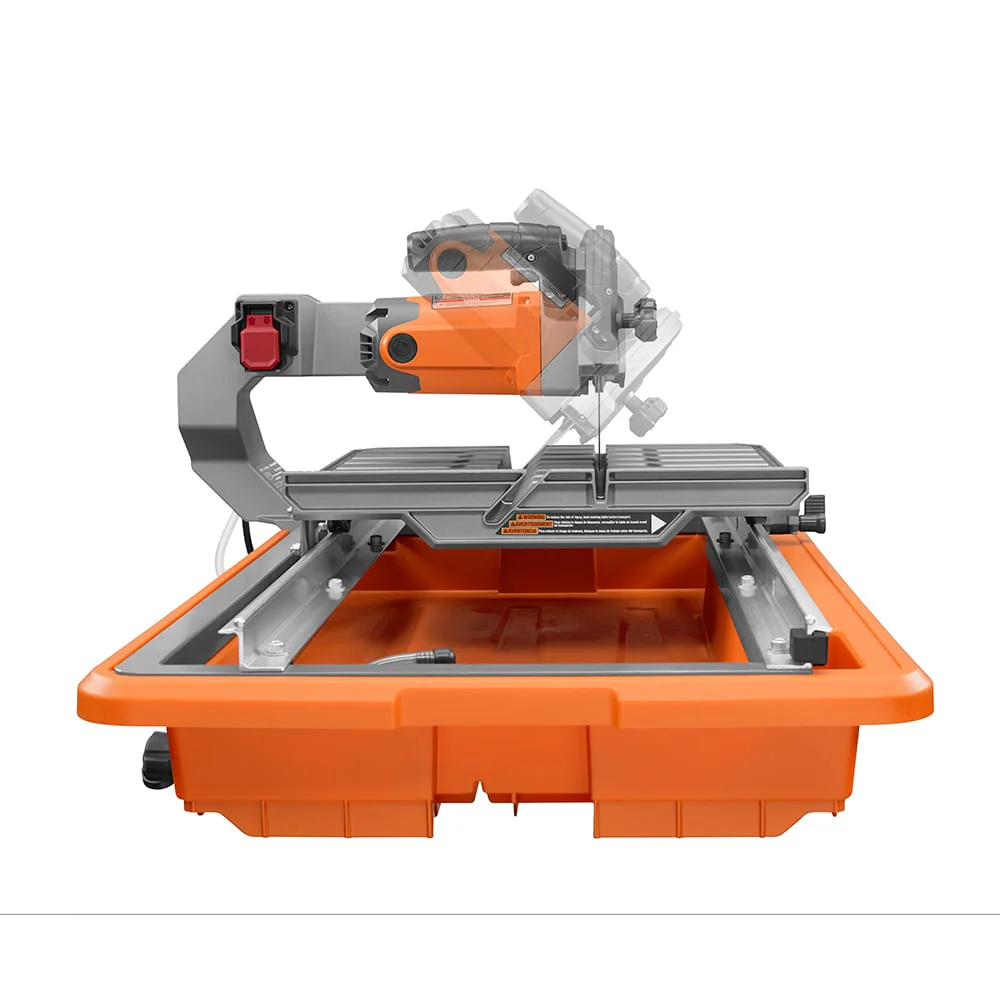 7" Wet Tile Saw with Stand - Image 3