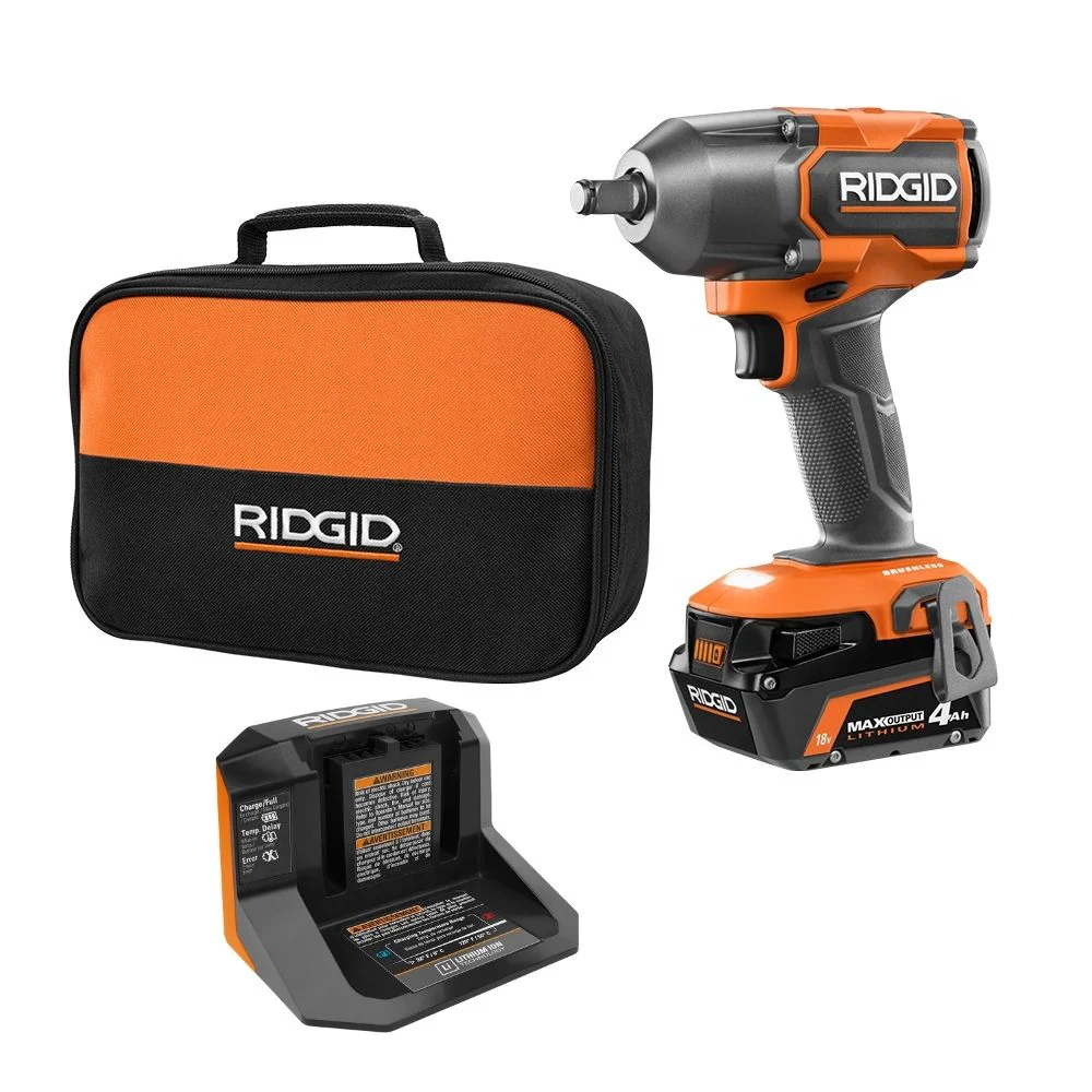 18V Brushless 1/2" Mid-Torque Impact Wrench Kit - Image 2