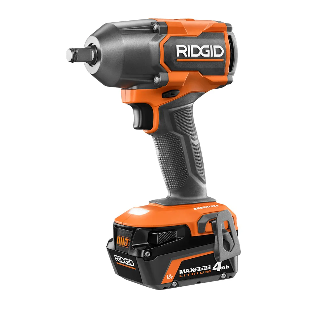 18V Brushless 1/2" Mid-Torque Impact Wrench with Pin Detent Kit