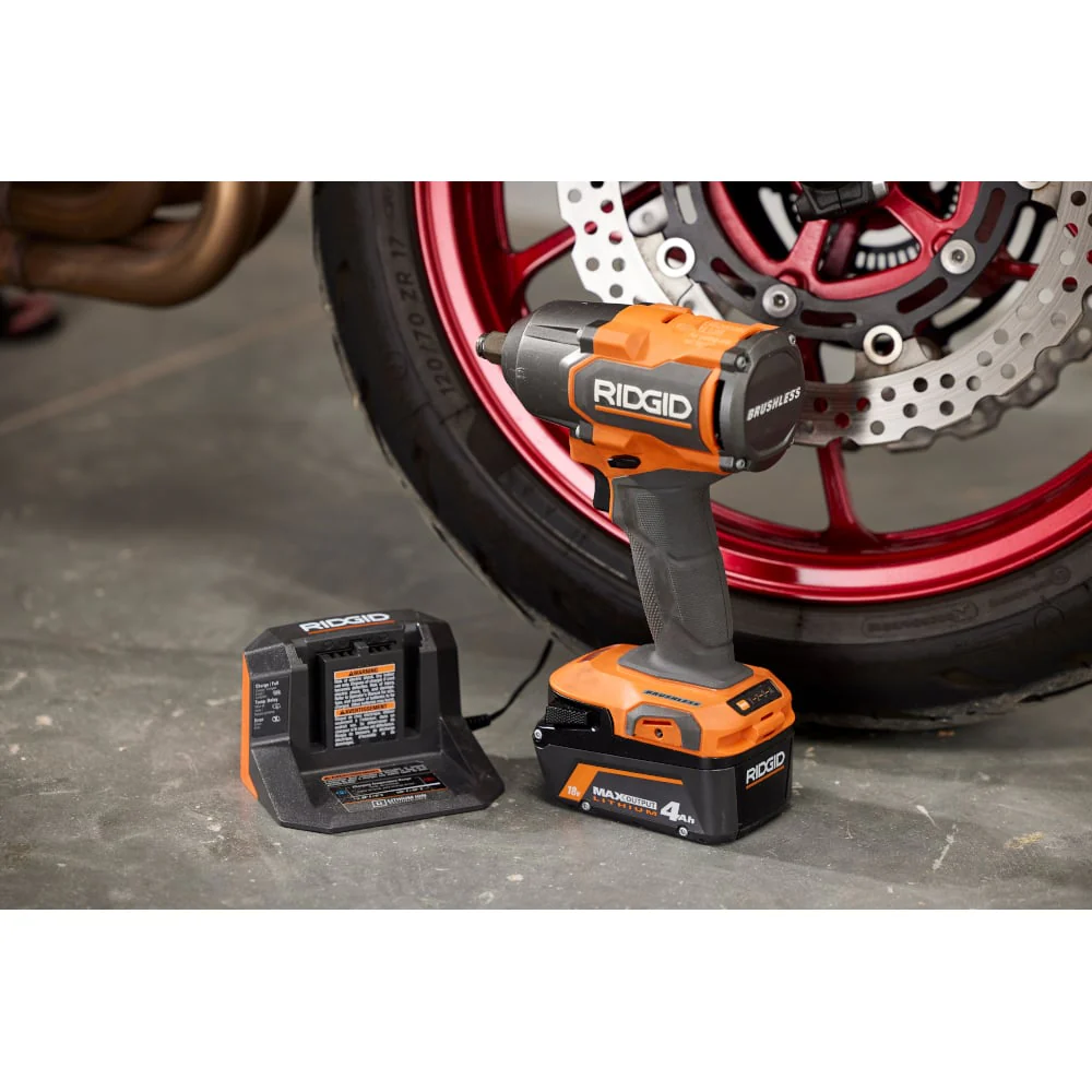 18V Brushless 1/2" Mid-Torque Impact Wrench with Pin Detent Kit - Image 2