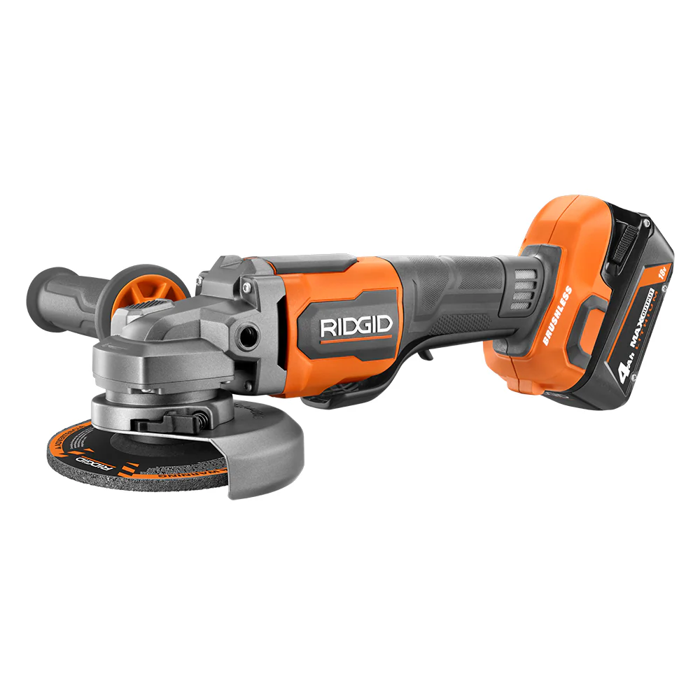 18V Brushless 4-1/2" Angle Grinder Kit
