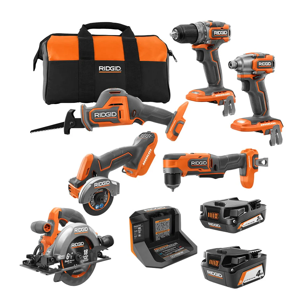 18V SubCompact Brushless 6-Tool Combo Kit