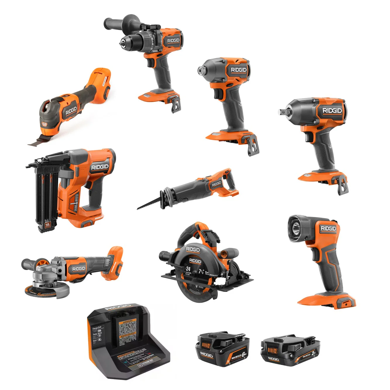 18V Brushless 9-Tool Combo Kit
