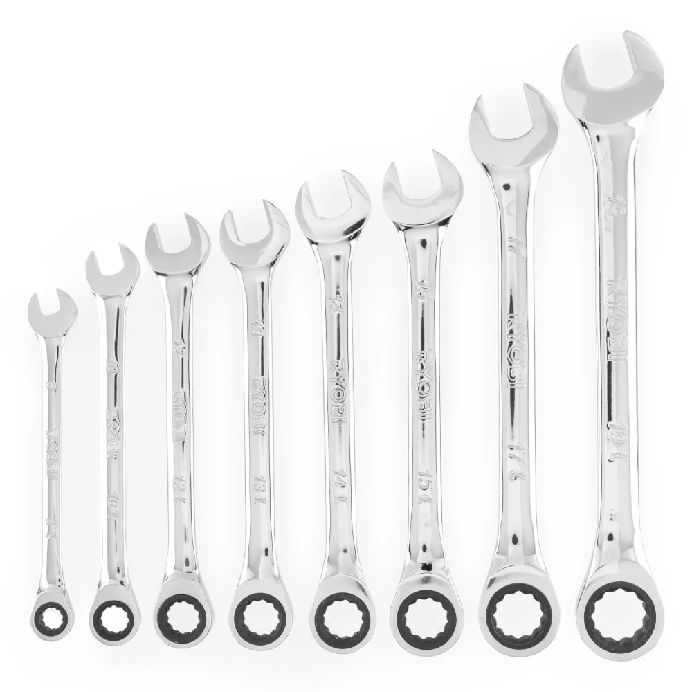 8 PC. Metric Ratcheting Combination Wrench Set - Image 2