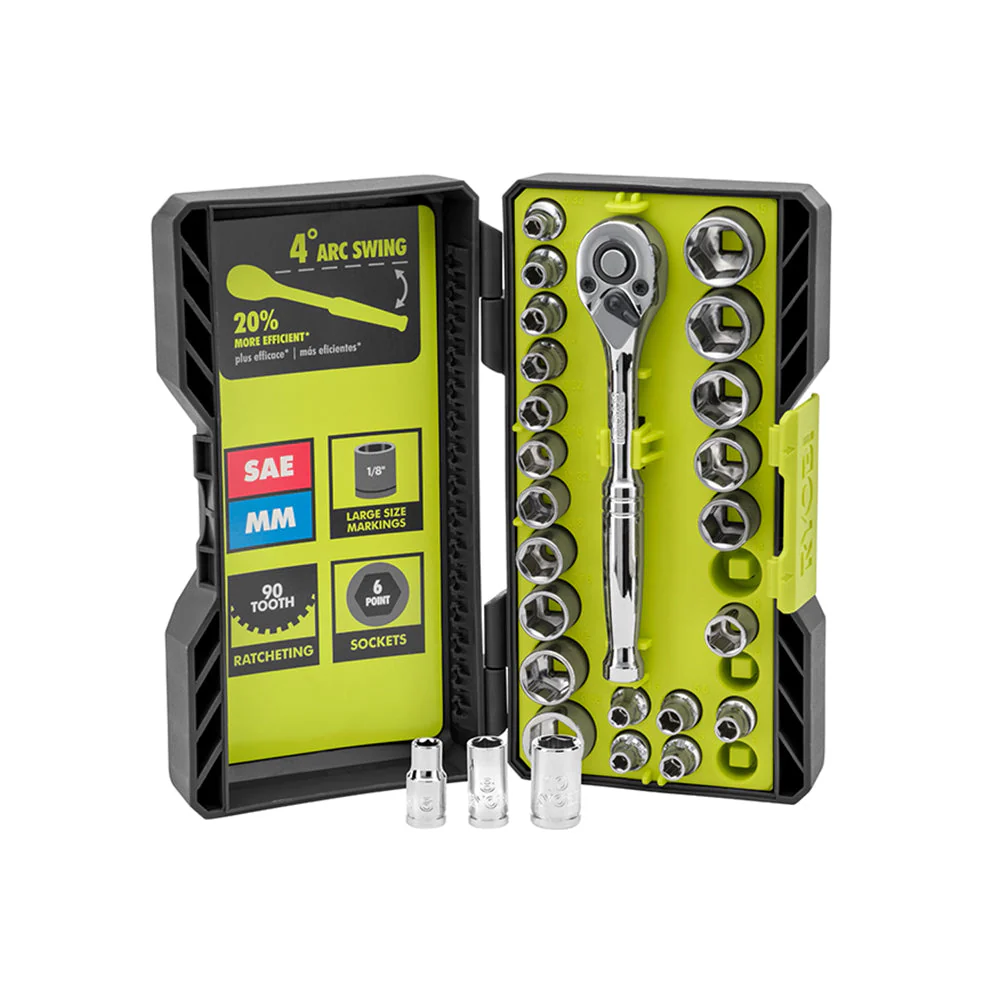 26 PC 1/4" Socket Set