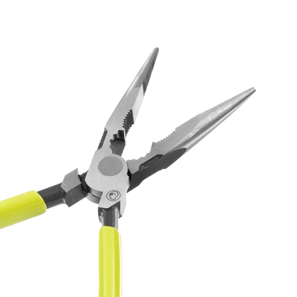 8" High Leverage Long Nose Pliers - Image 3