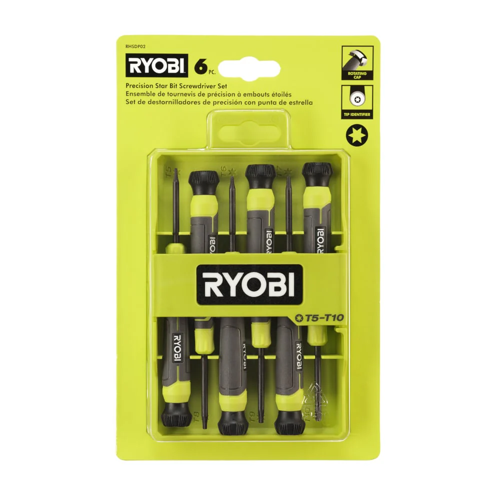6 PC. Precision Star Bit Screwdriver Set