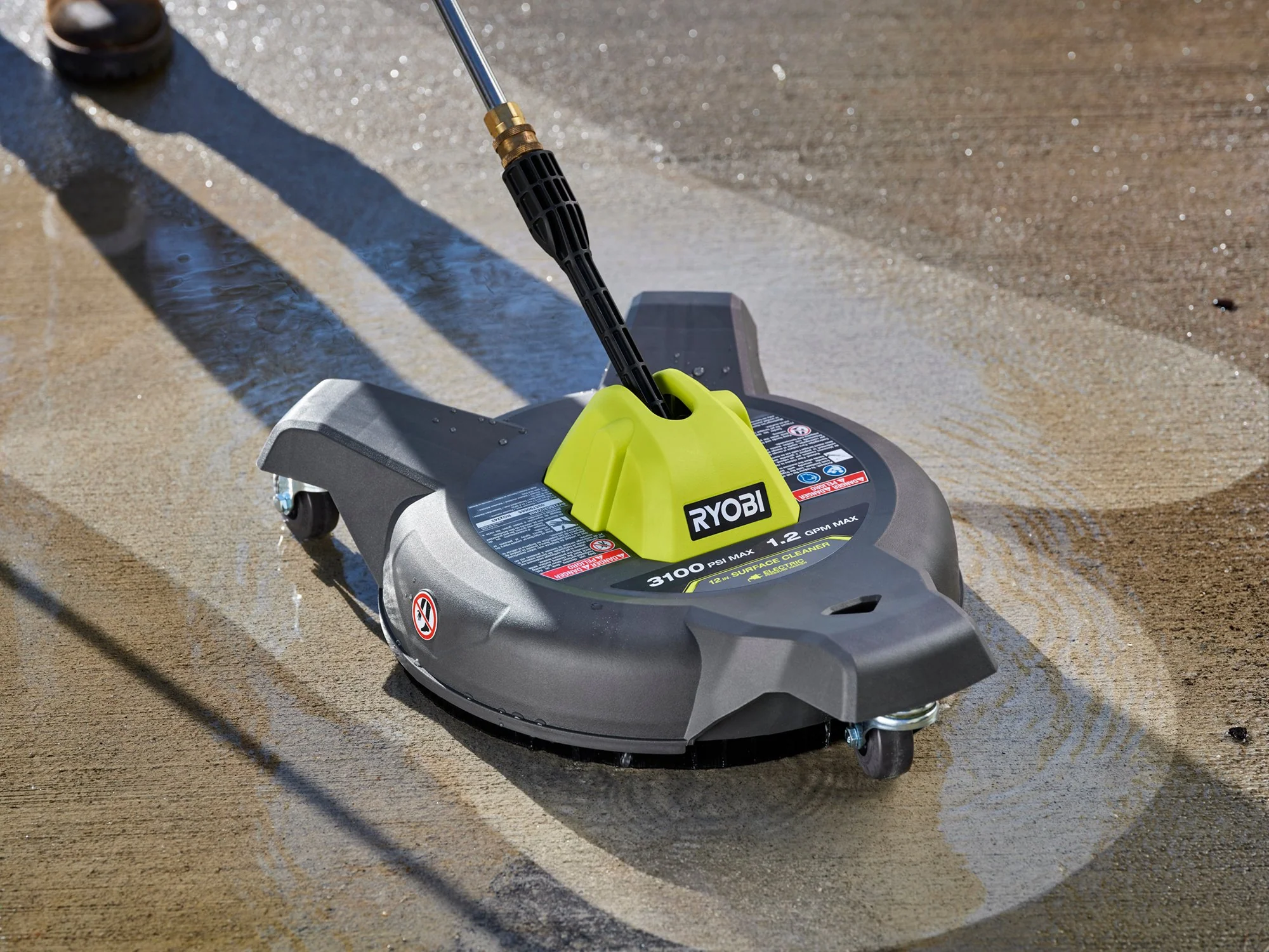 12" Electric Pressure Washer Surface Cleaner - Image 3