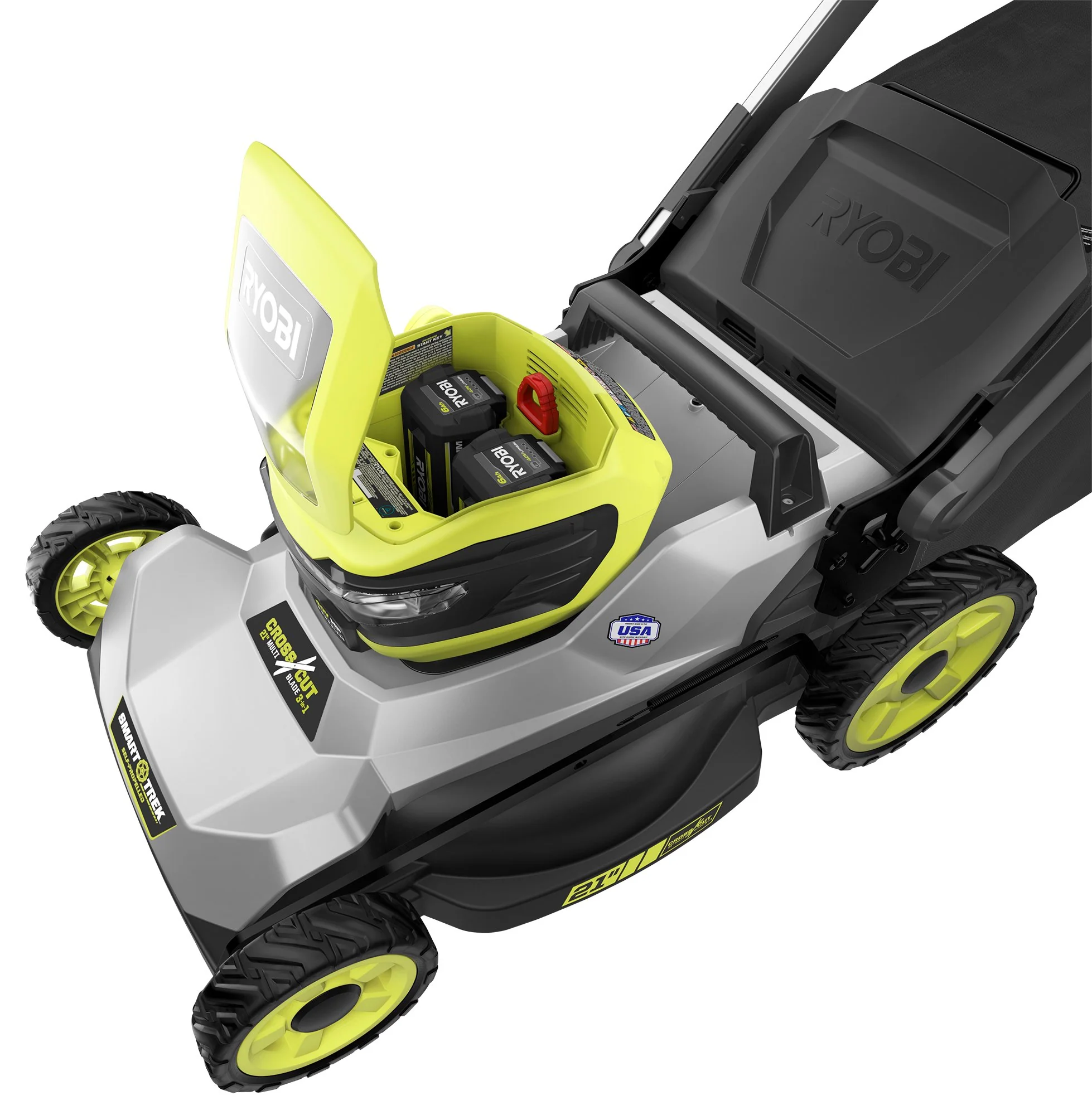 40V HP Brushless 21" CROSS CUT Self-Propelled Mower - Image 2