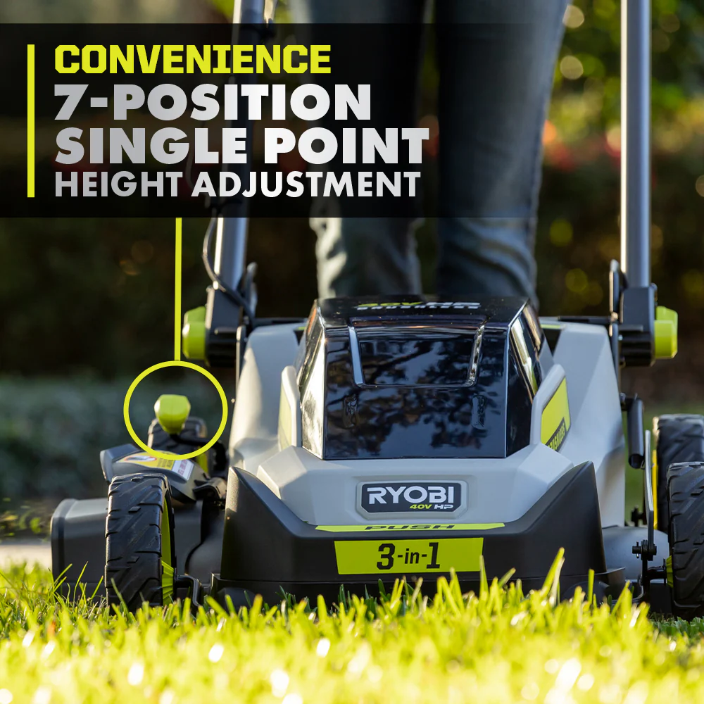 40V HP Brushless 20" Push Mower - Image 4