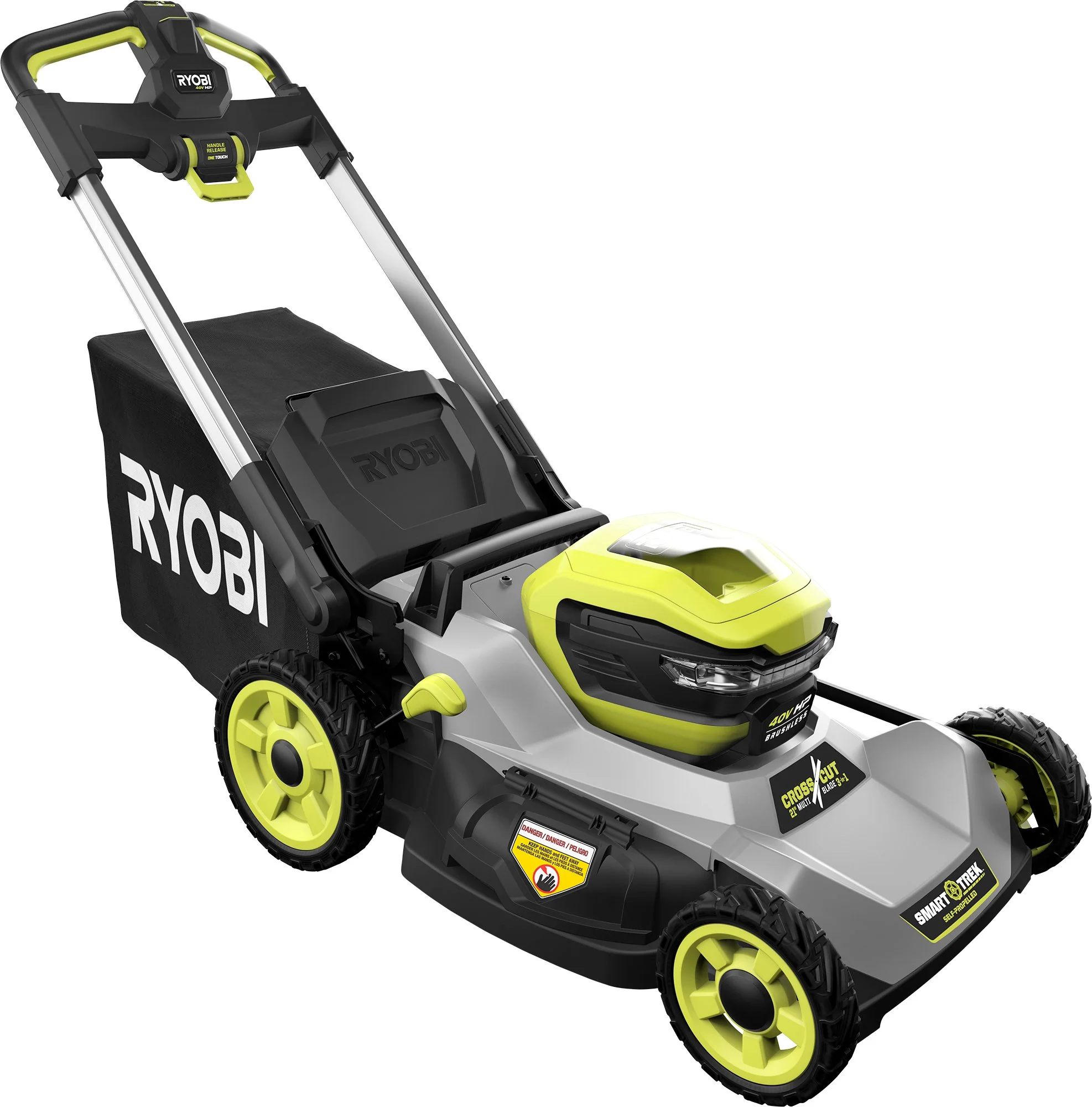 40V HP Brushless 21" Dual-Blade SMART TREK Self-Propelled Mower Kit - Image 6