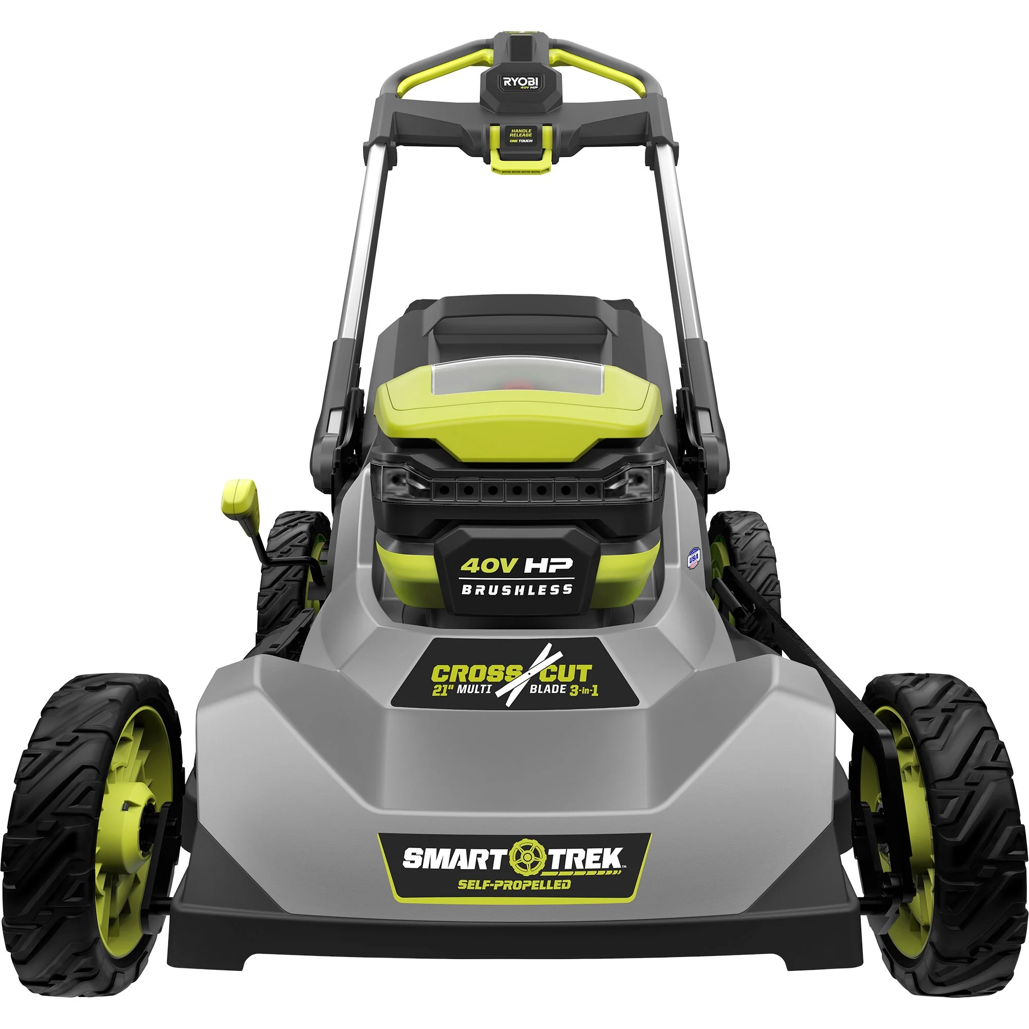 40V HP Brushless 21" Dual-Blade SMART TREK Self-Propelled Mower Kit - Image 7