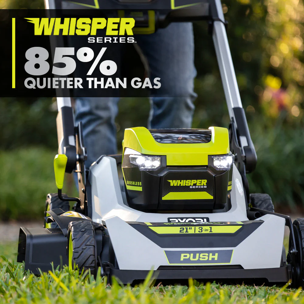 40V HP Brushless WHISPER SERIES 21" CROSS CUT Mower Kit - Image 4