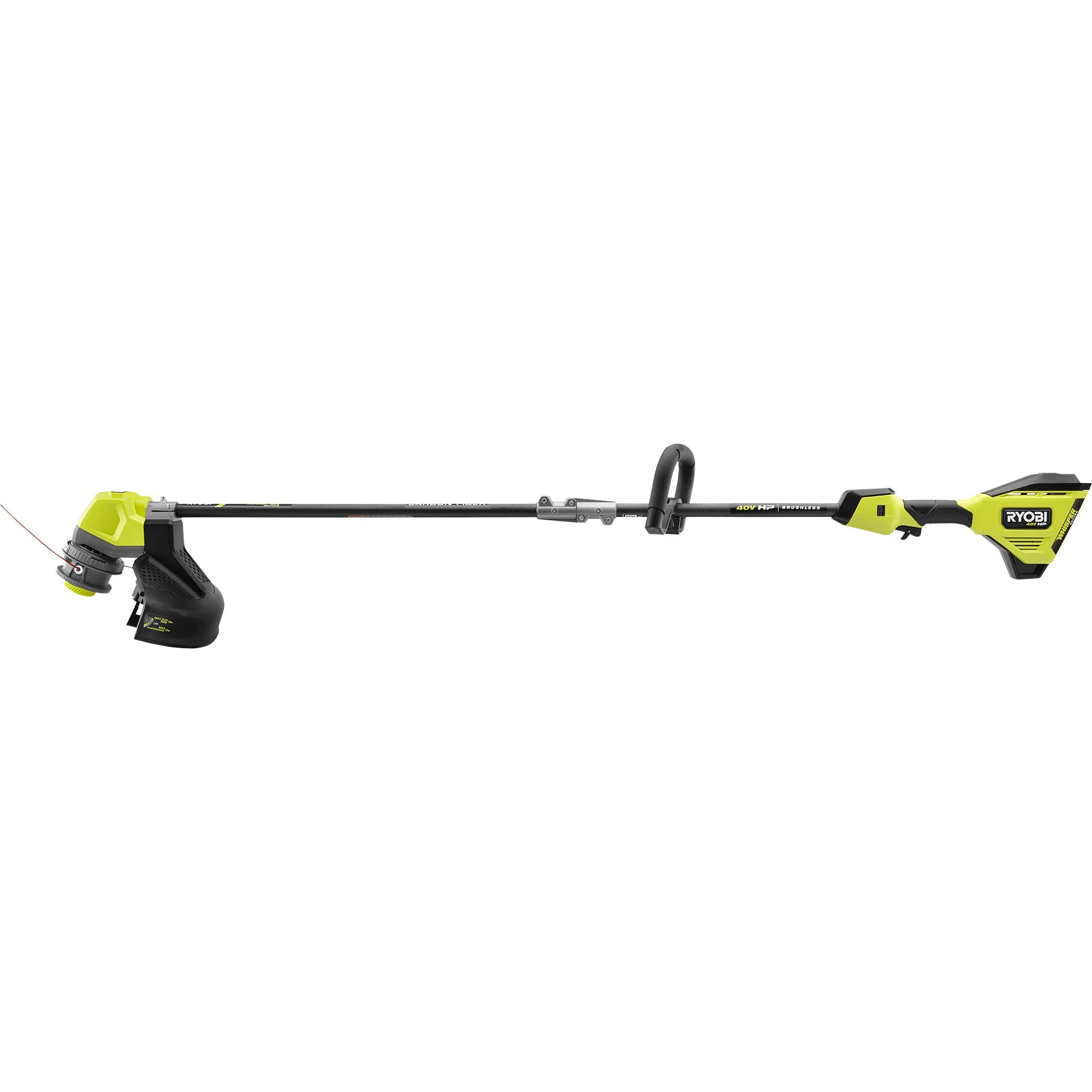 40V HP Brushless WHISPER Series 17" Carbon Fiber Shaft String Trimmer - Image 2