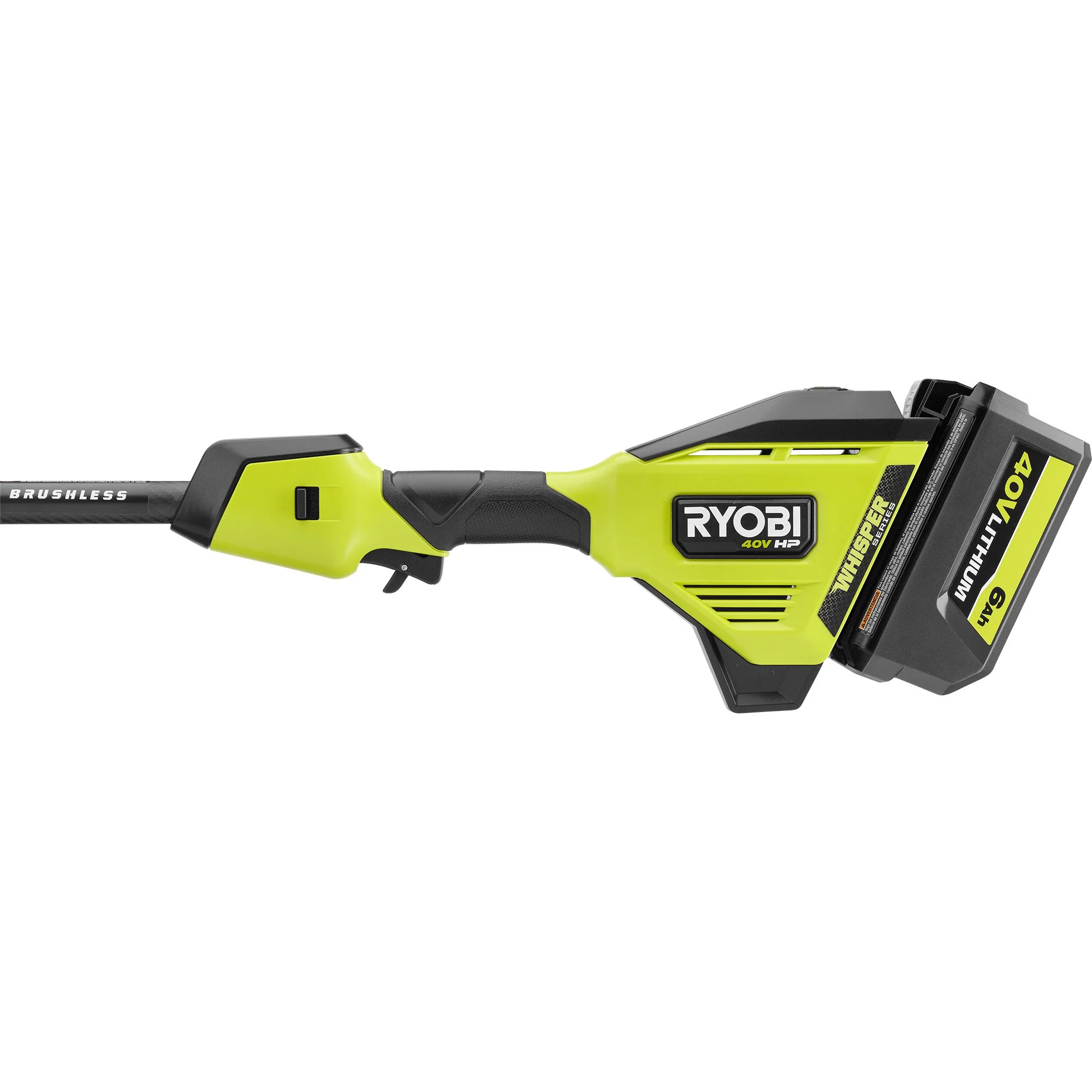 40V HP Brushless WHISPER Series 17" Carbon Fiber Shaft String Trimmer Kit - Image 2