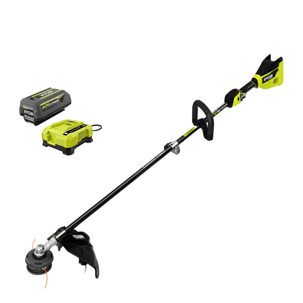 40V 15" Carbon Fiber Shaft EXPAND-IT String Trimmer/Edger Kit