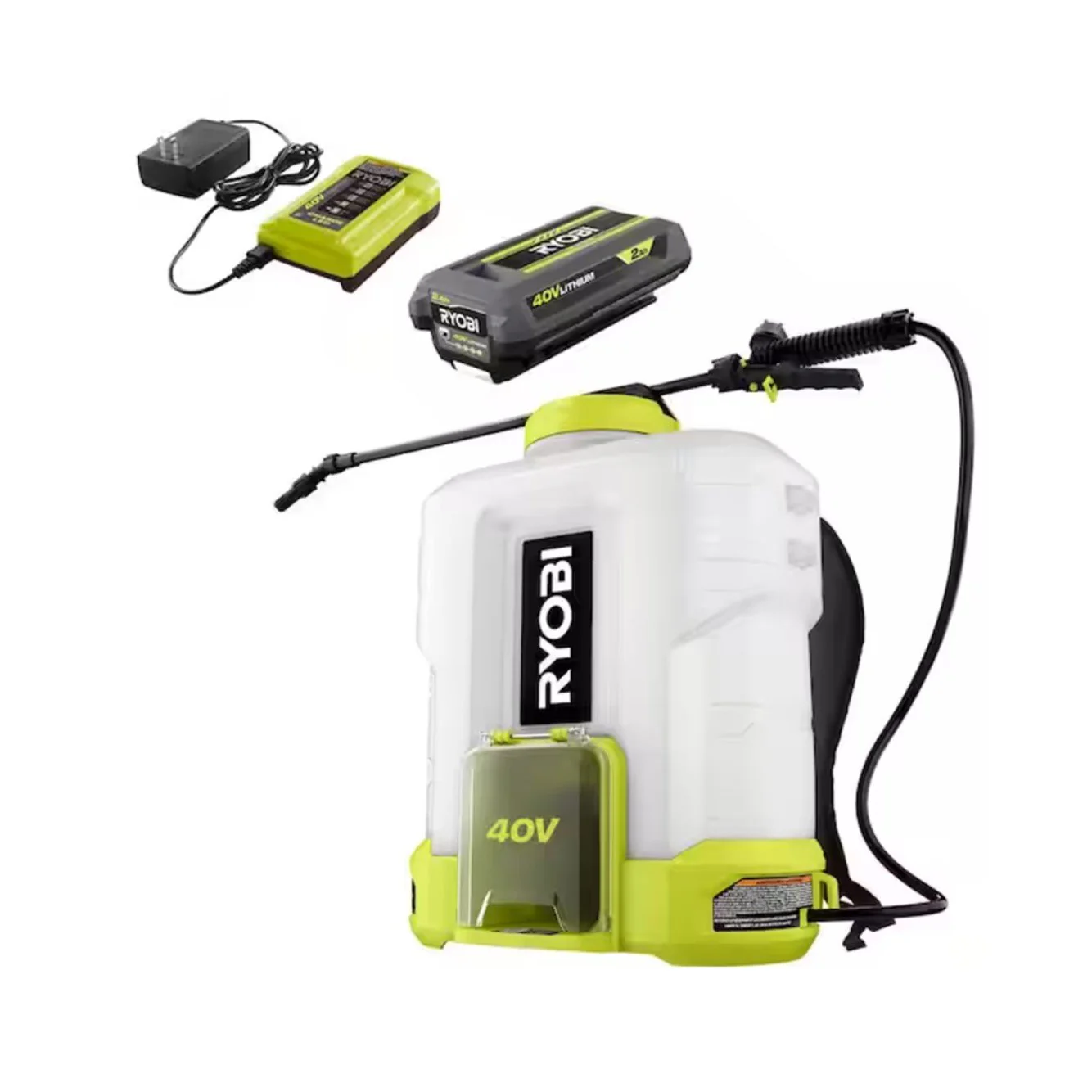 40V 4 Gallon Backpack Chemical Sprayer Kit