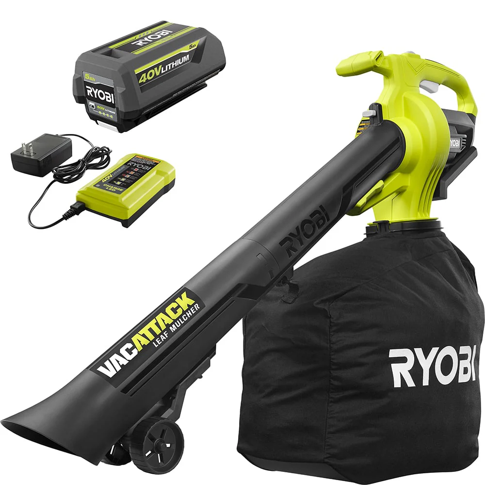 40V VAC ATTACK Leaf Vacuum Kit