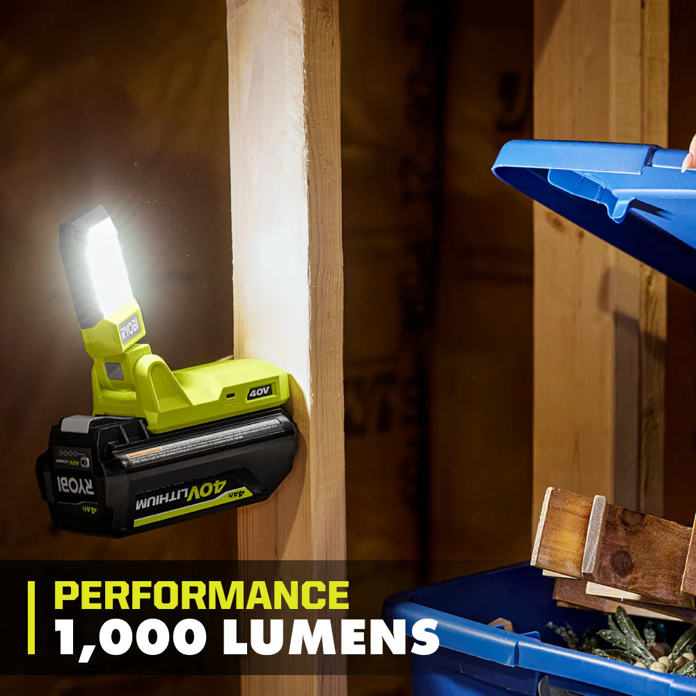 40V Battery Topper LED Work Light - Image 4