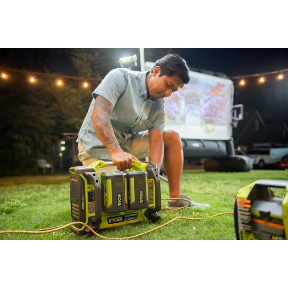 40V 1800-Watt Portable Battery Power Station Inverter Generator Kit - Image 3