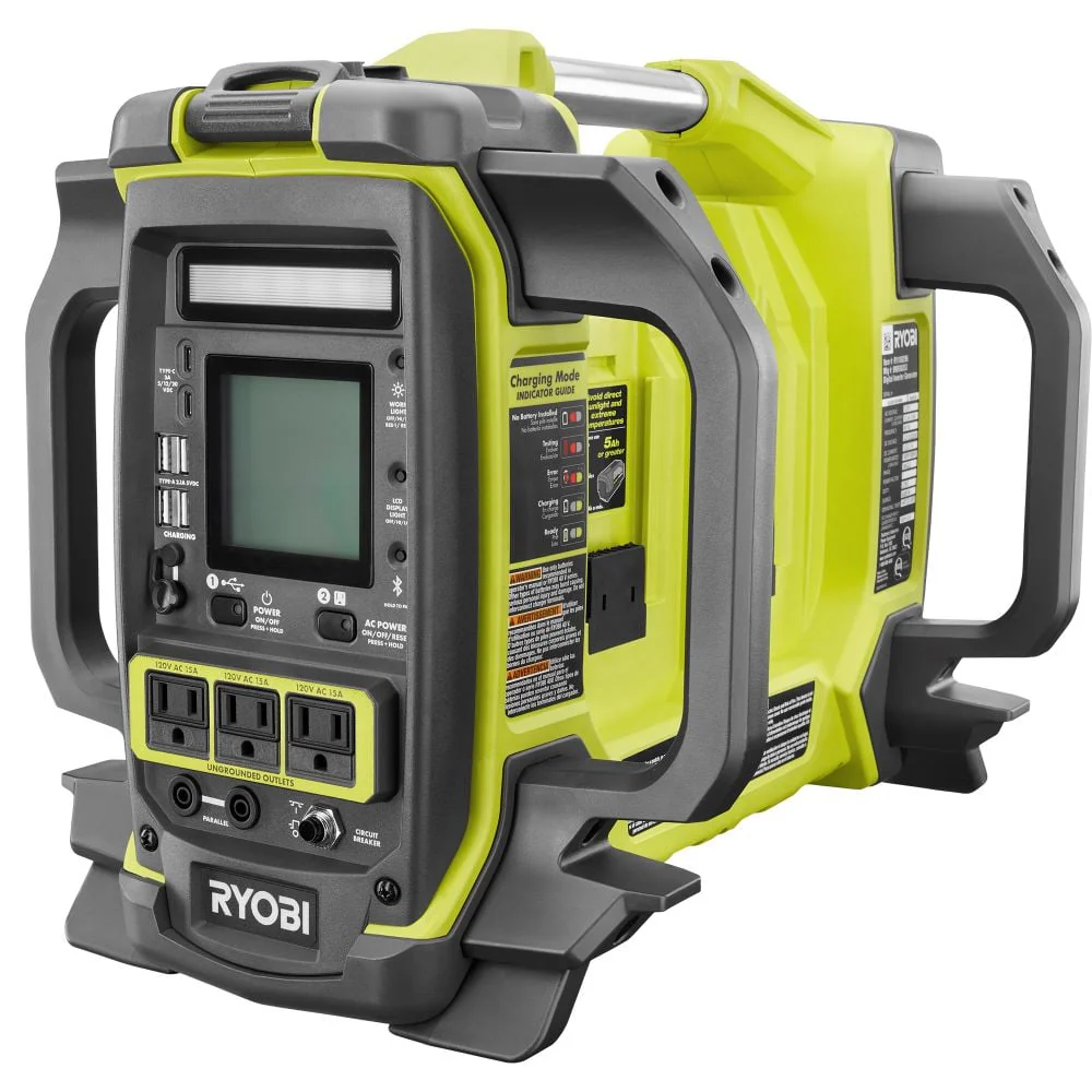 40V 1800-Watt Portable Battery Power Station Inverter Generator