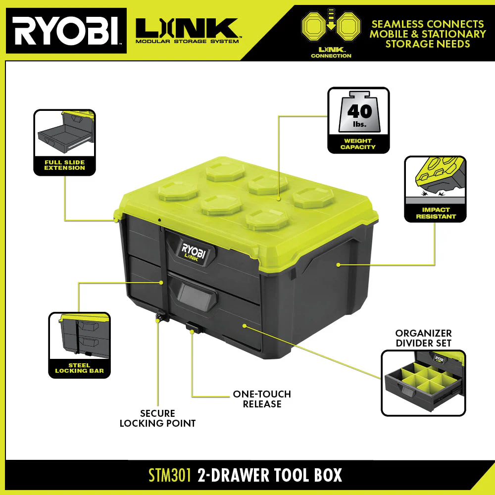 LINK 2-Drawer Tool Box - Image 6