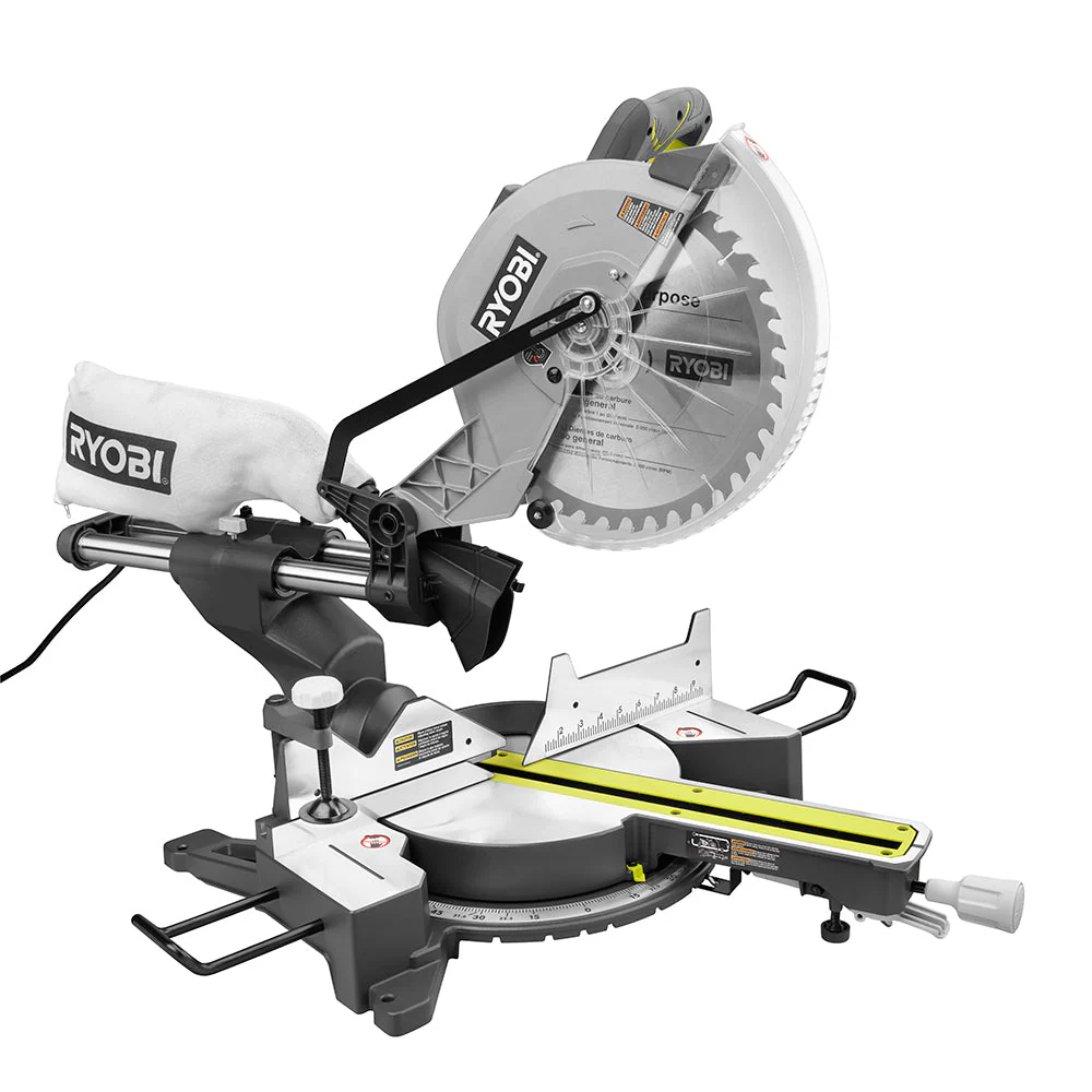 12" Compound Sliding Miter Saw with LED