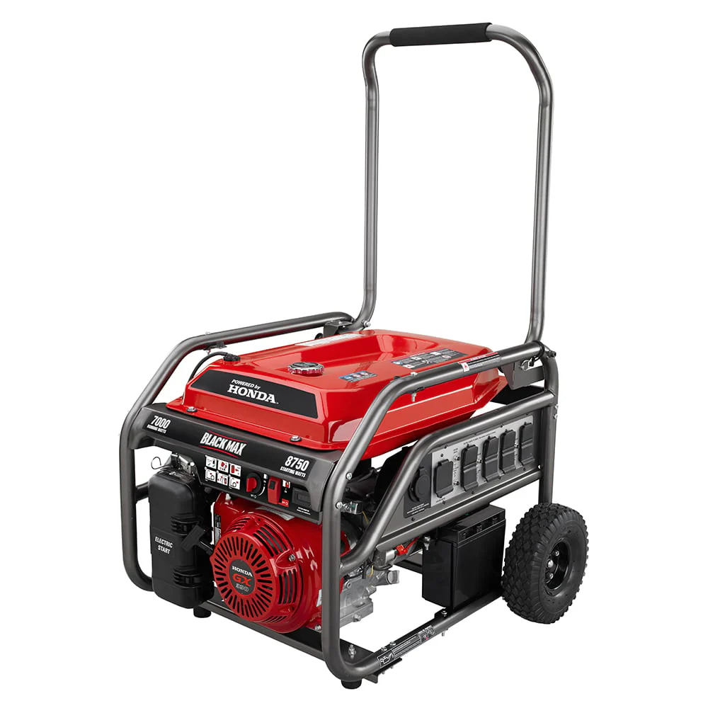 7000 Watt Gas Honda Motor Portable Generator with Electric Start - Image 2
