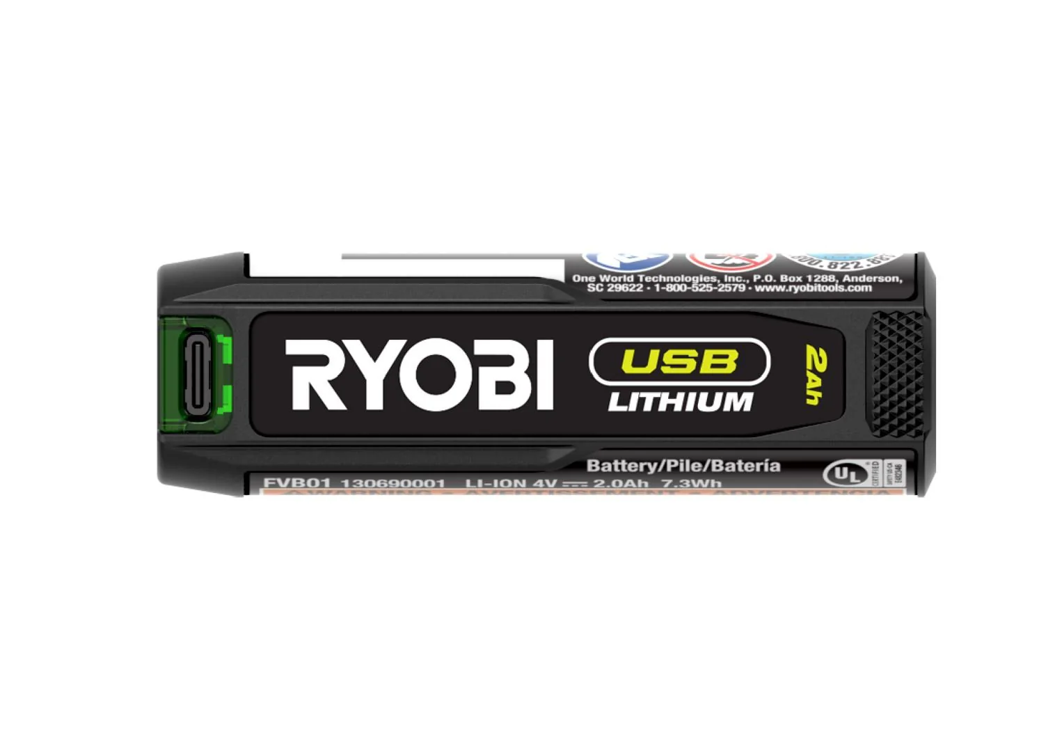 USB Lithium 2Ah Battery - Image 2