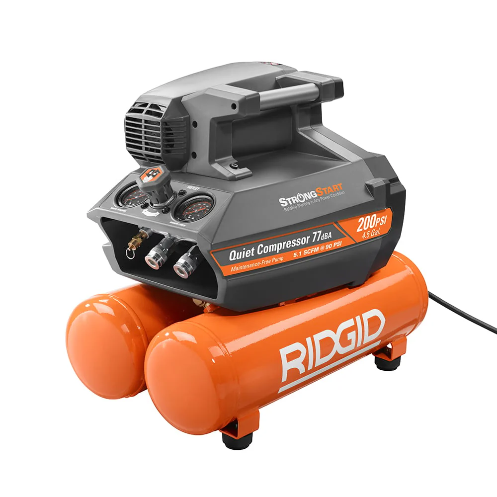 200 PSI 4.5 Gallon Electric Quiet Compressor