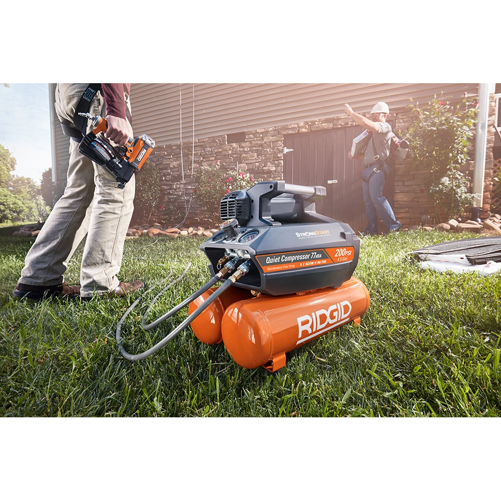 200 PSI 4.5 Gallon Electric Quiet Compressor - Image 4