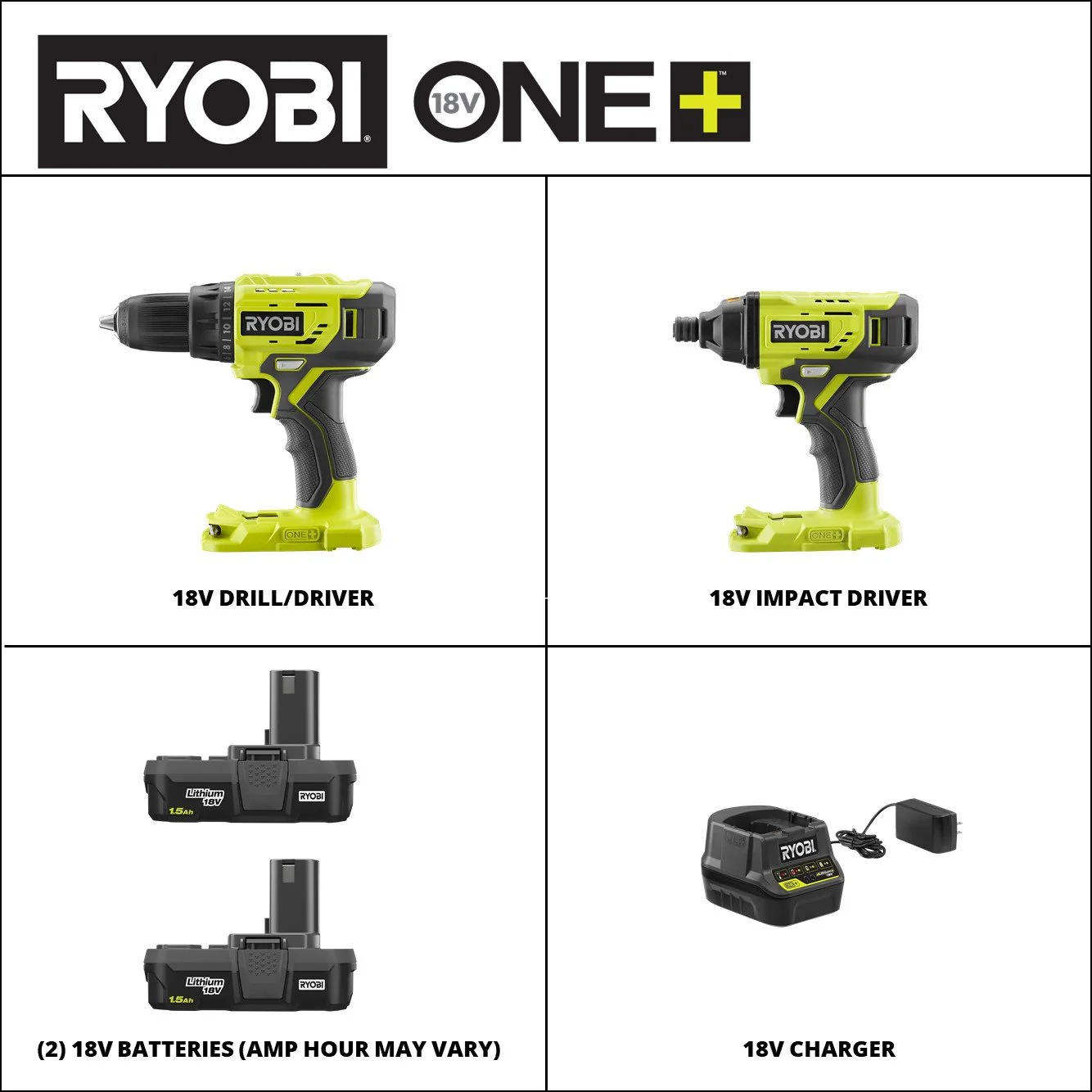 18V ONE+ 2-Tool Combo Kit - Image 4