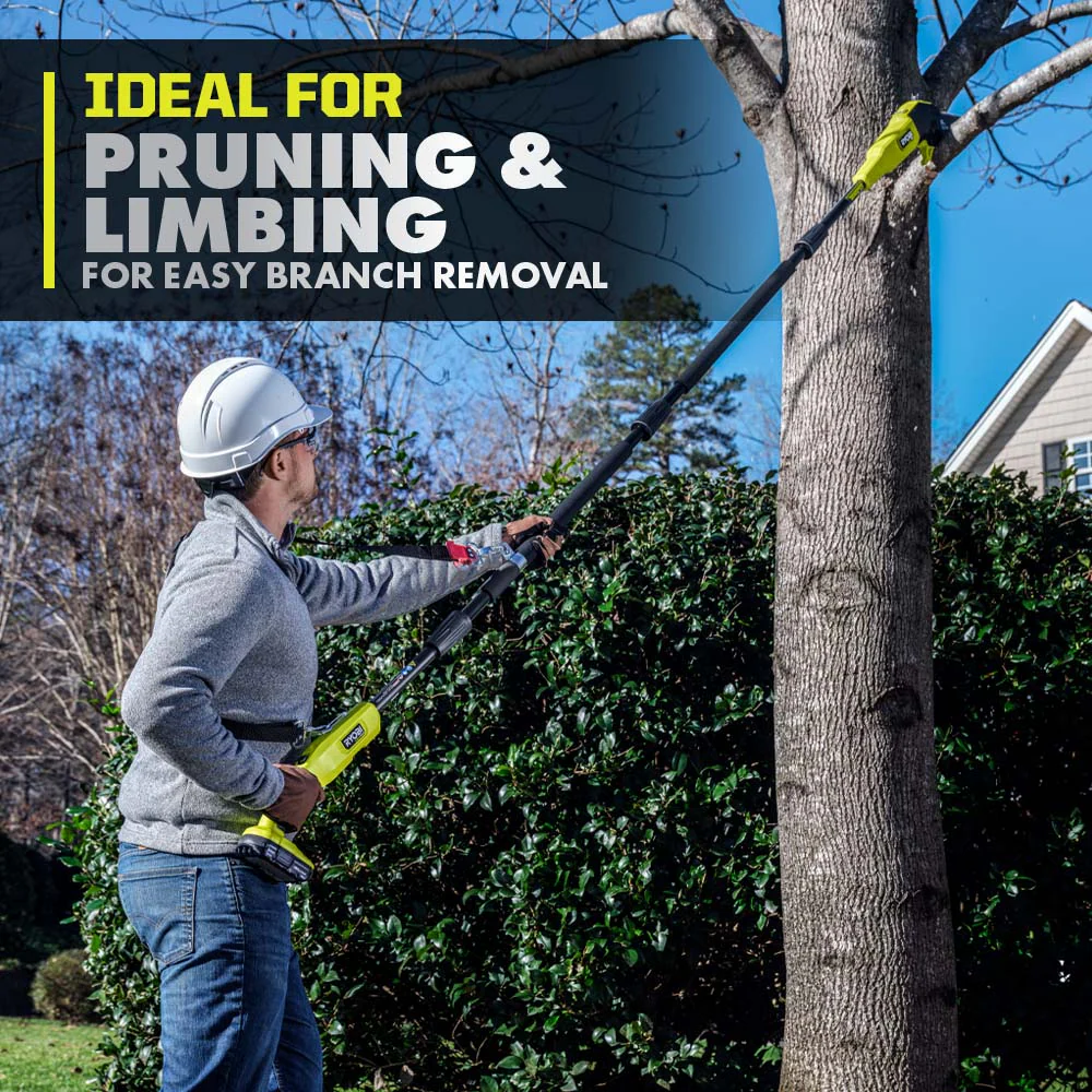 18V ONE+ HP Brushless WHISPER SERIES 8" Pole Saw Kit - Image 2