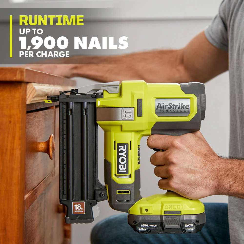 18V ONE+ AirStrike 18GA Brad Nailer - Image 5