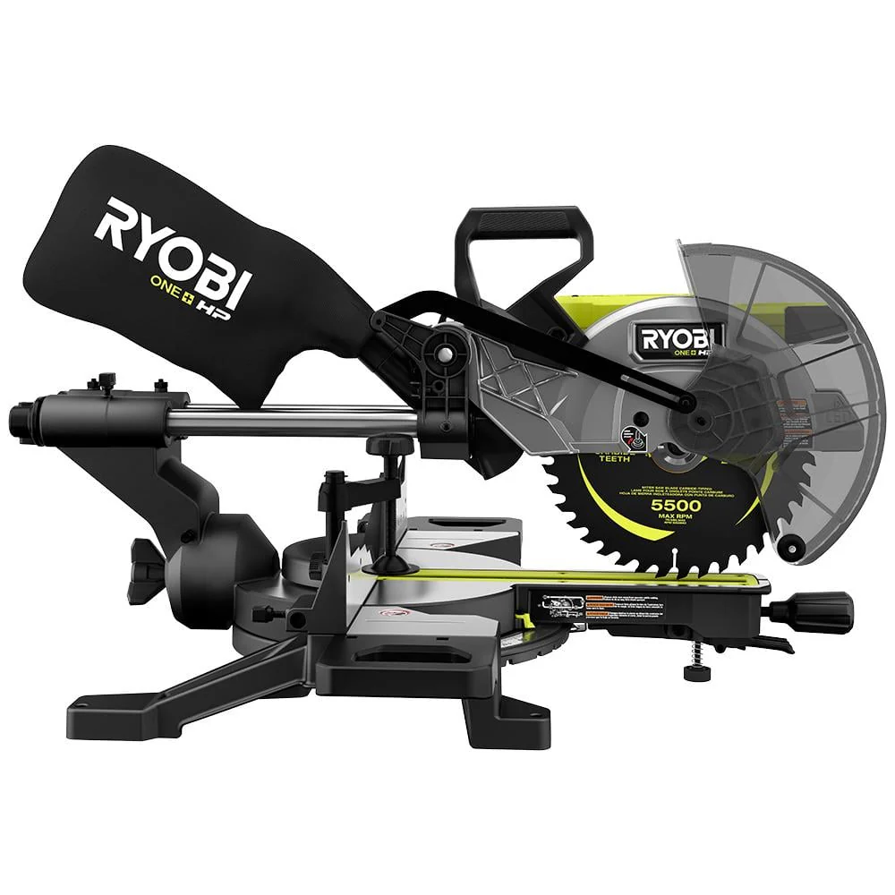 18V ONE+ HP Brushless 10" Sliding Compound Miter Saw - Image 2