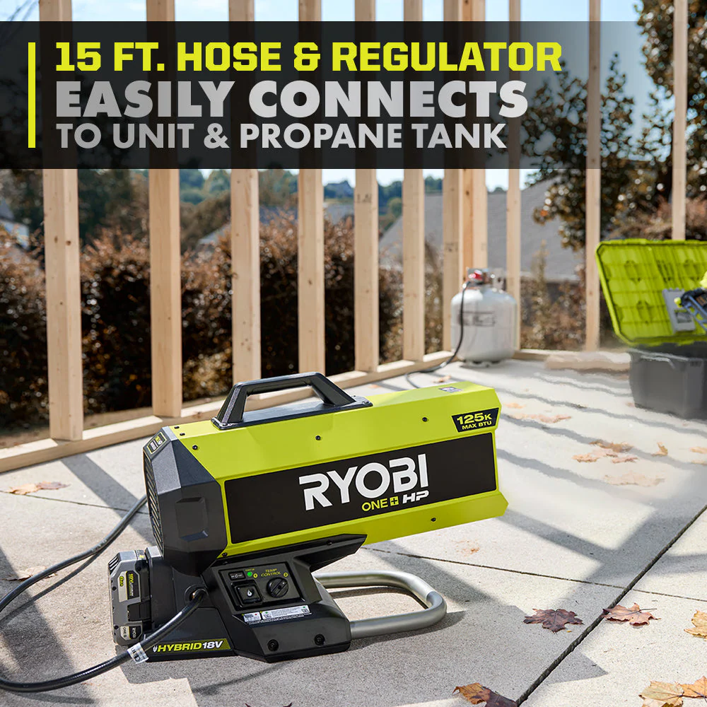 18V ONE+ Forced Air Propane Heater - Image 5