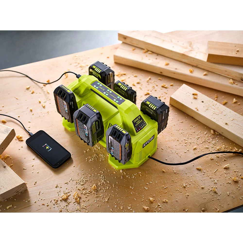 18V ONE+ 6-Port Fast Charger - Image 3