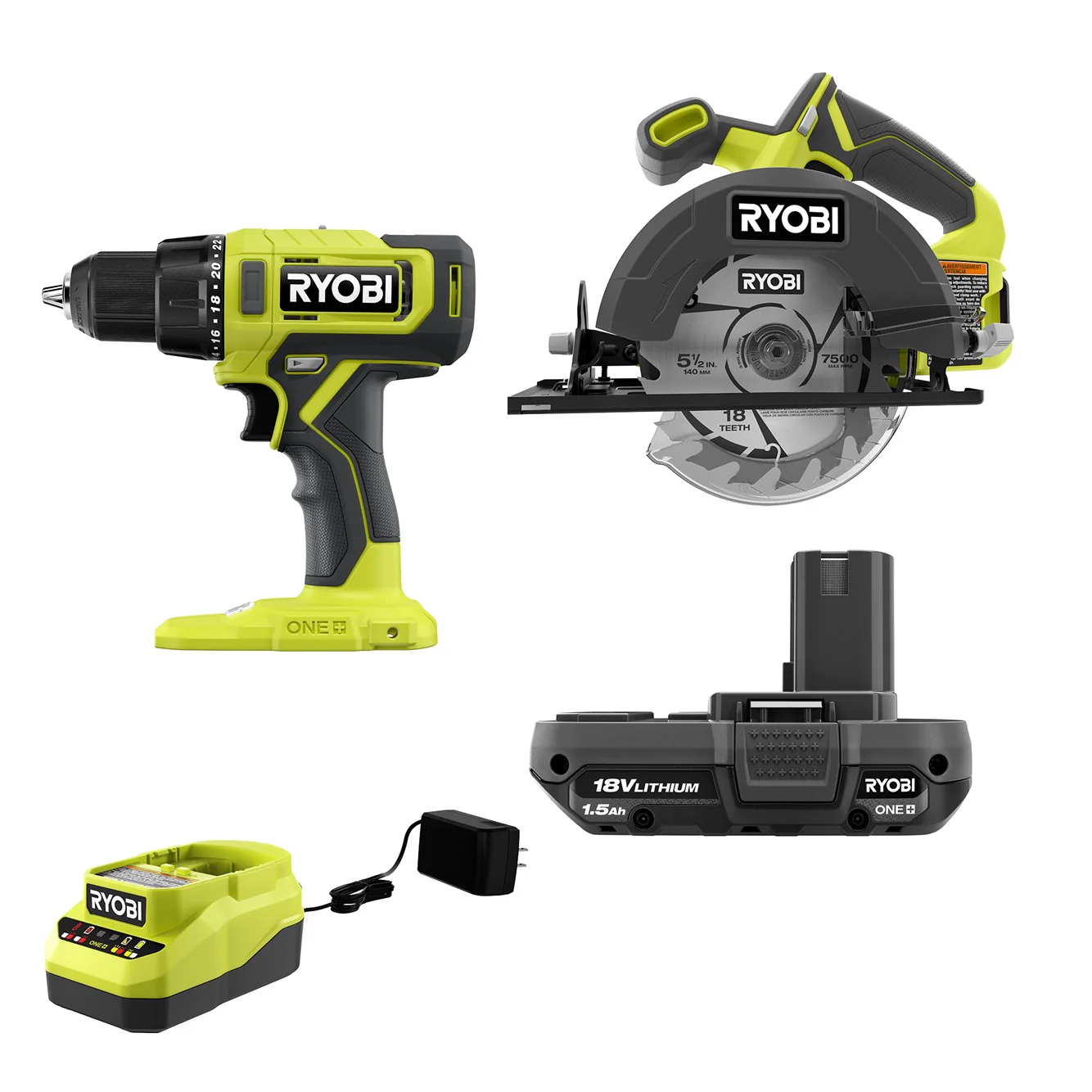 18V ONE+ 2-Tool Combo Kit