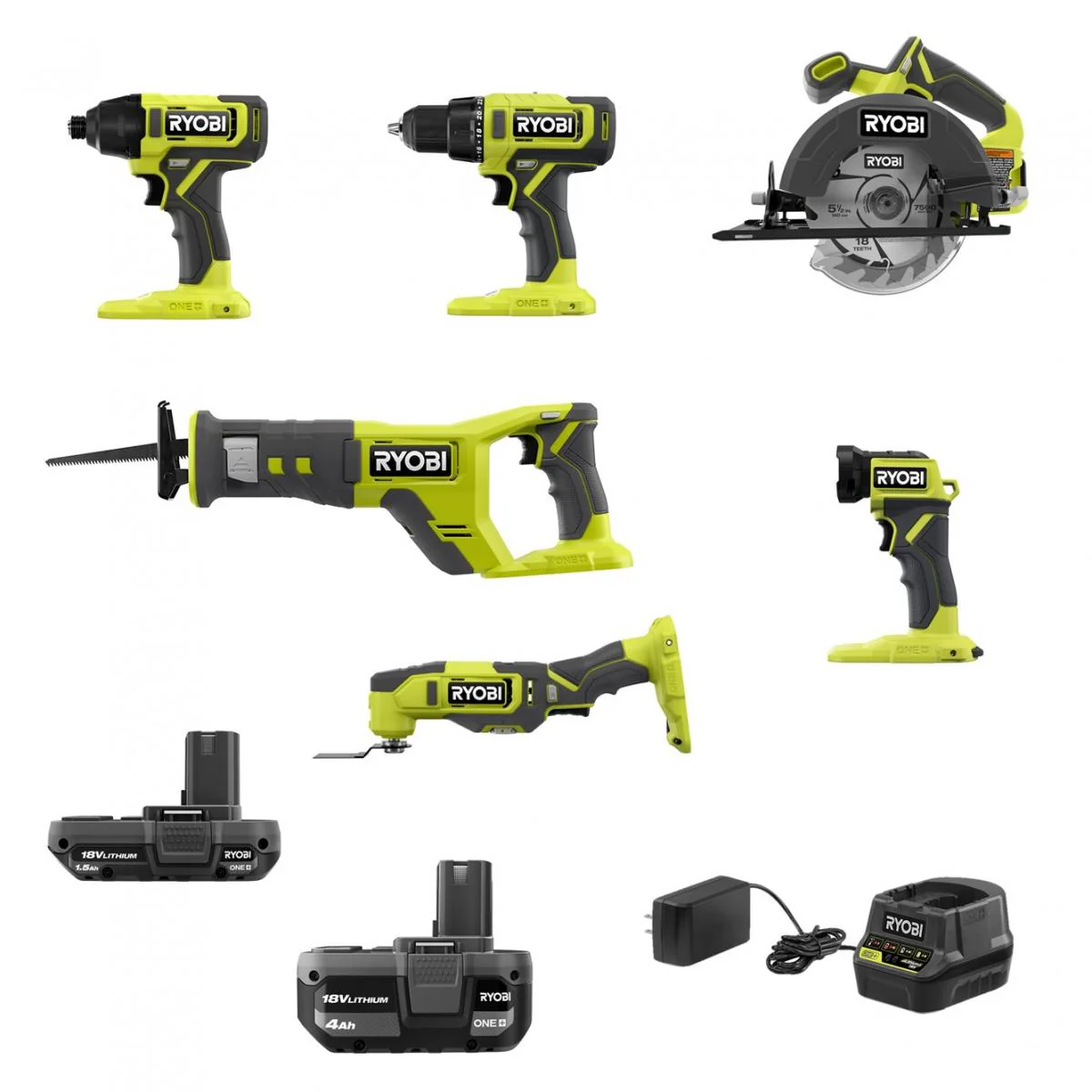 18V ONE+ 6-Tool Combo Kit