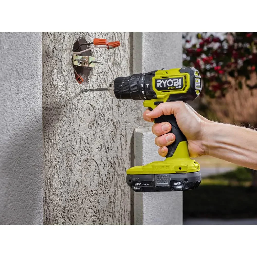 18V ONE+ HP Compact Brushless 1/2" Hammer Drill Kit - Image 5
