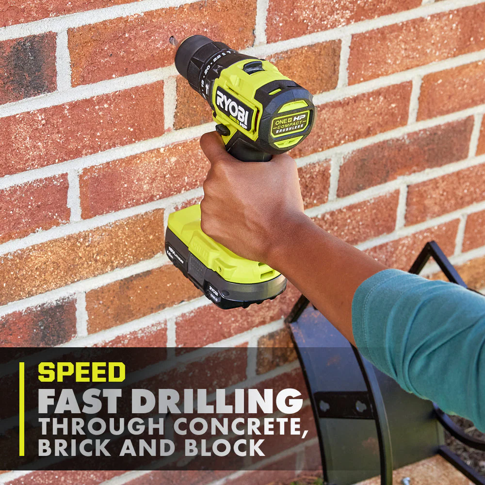 18V ONE+ HP Compact Brushless 1/2" Hammer Drill Kit - Image 5