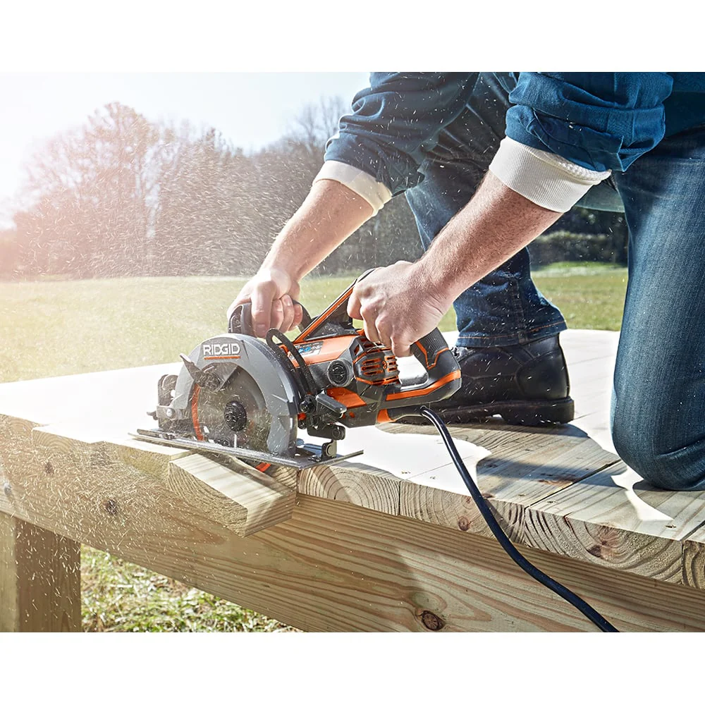 15 Amp 7-1/4" Worm Drive Circular Saw - Image 2